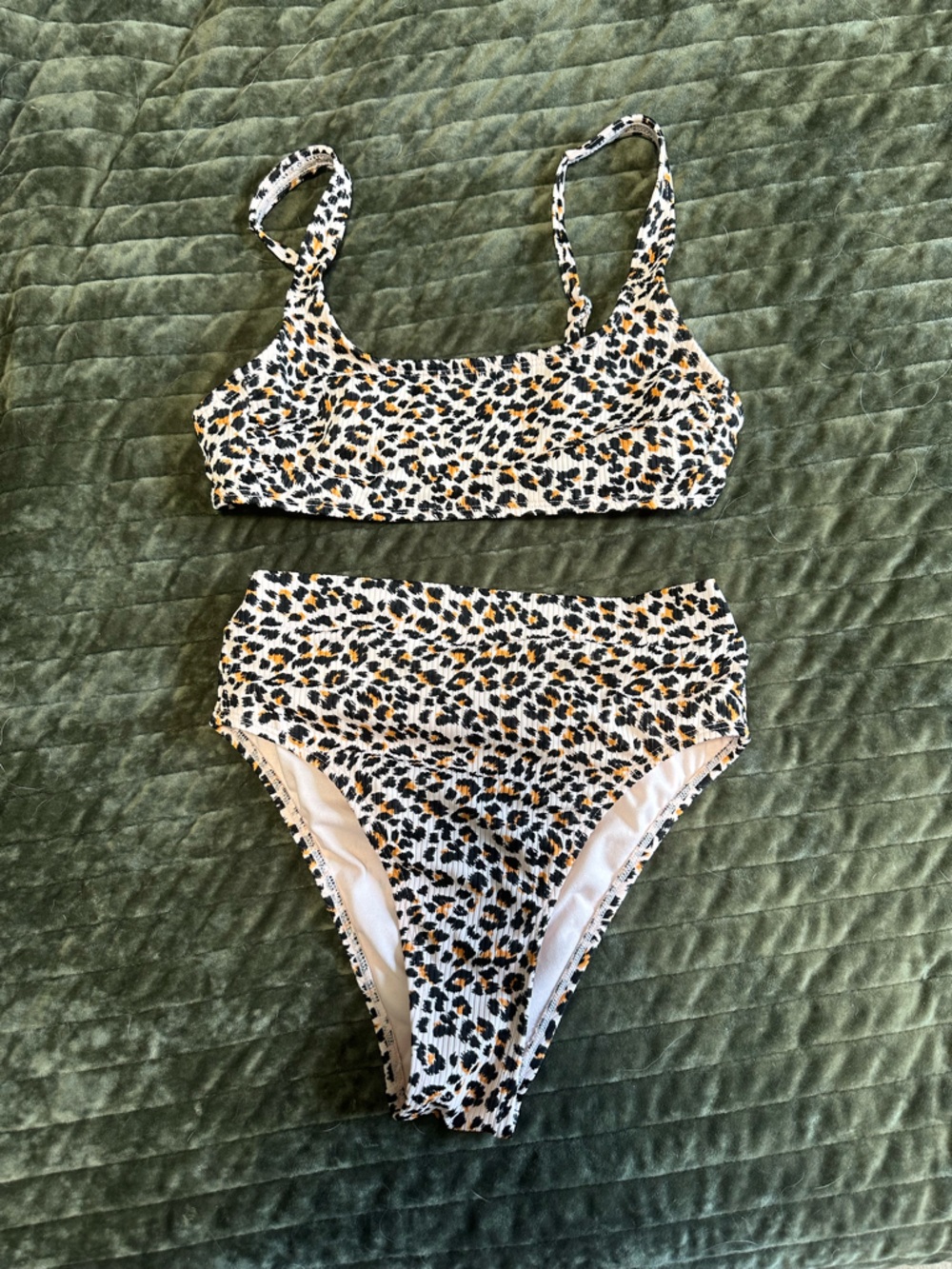 Leopard Print Bikini Set